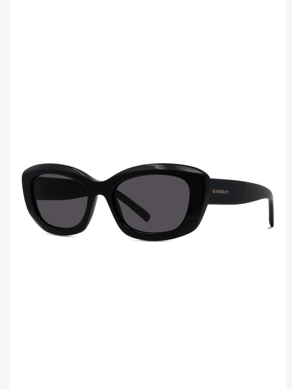 Givenchy Black Rounded Geometric Sunglasses